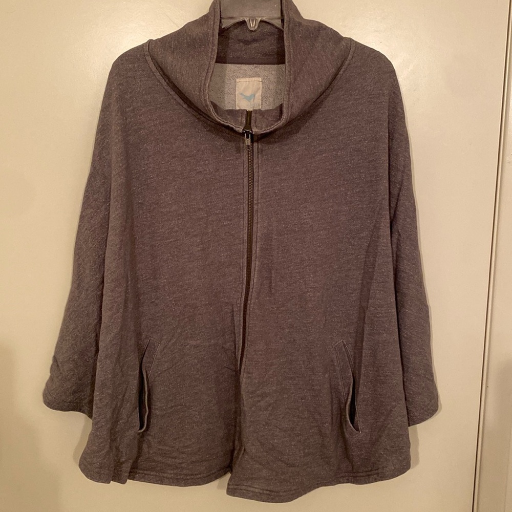 Stem poncho sweatshirt, size M/L